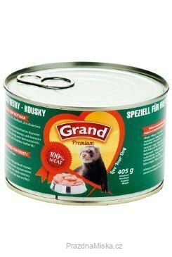 GRAND konz. fretka masové kousky 405g