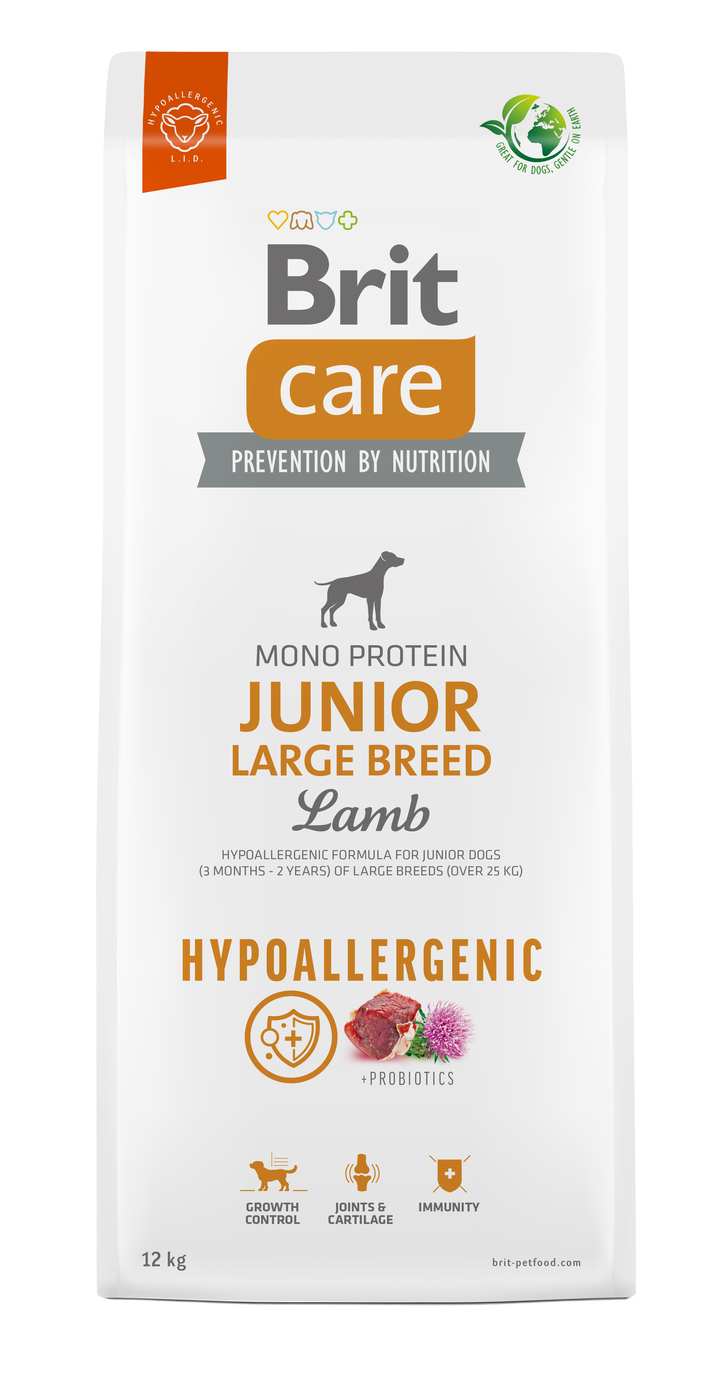 Brit Care Dog Hypoallergenic Junior Large Breed 12 kg