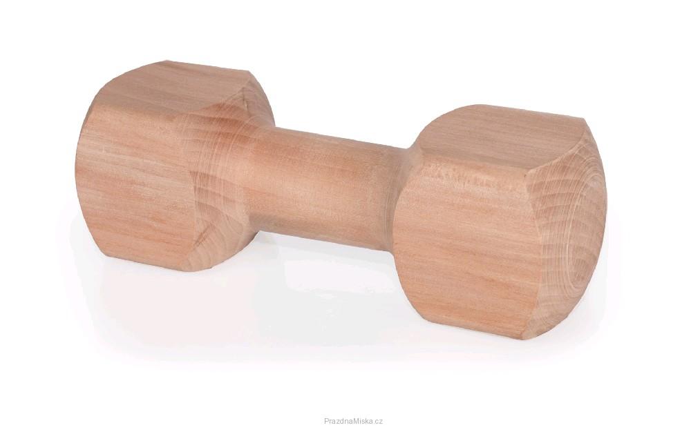 Dřevěná činka aport 125g, 15cm