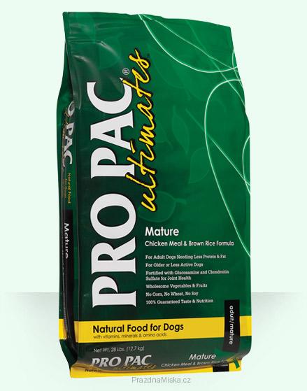 PRO PAC ULTIMATES Dog Mature Chicken & Brown Rice 21/12 12kg