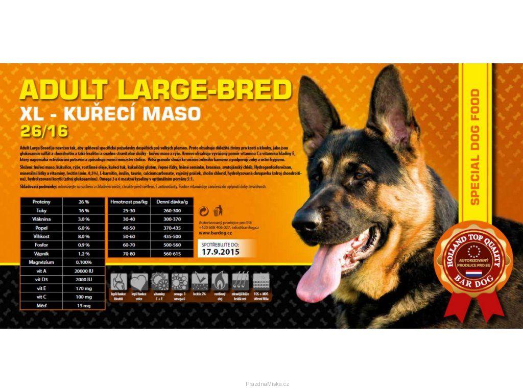 Bardog Adult Large Breed XL 15kg