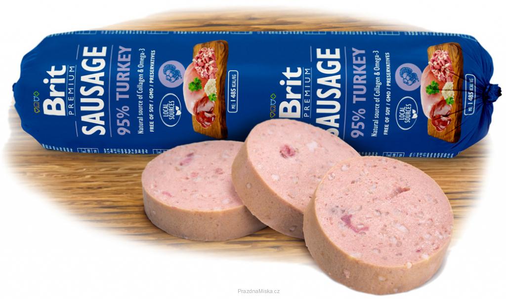 Brit Sausage Turkey & Pea 800g New