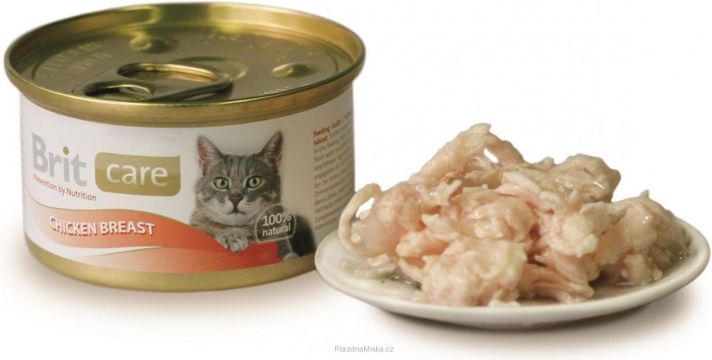 Brit Care Cat konz.kuřecí prsa 80g