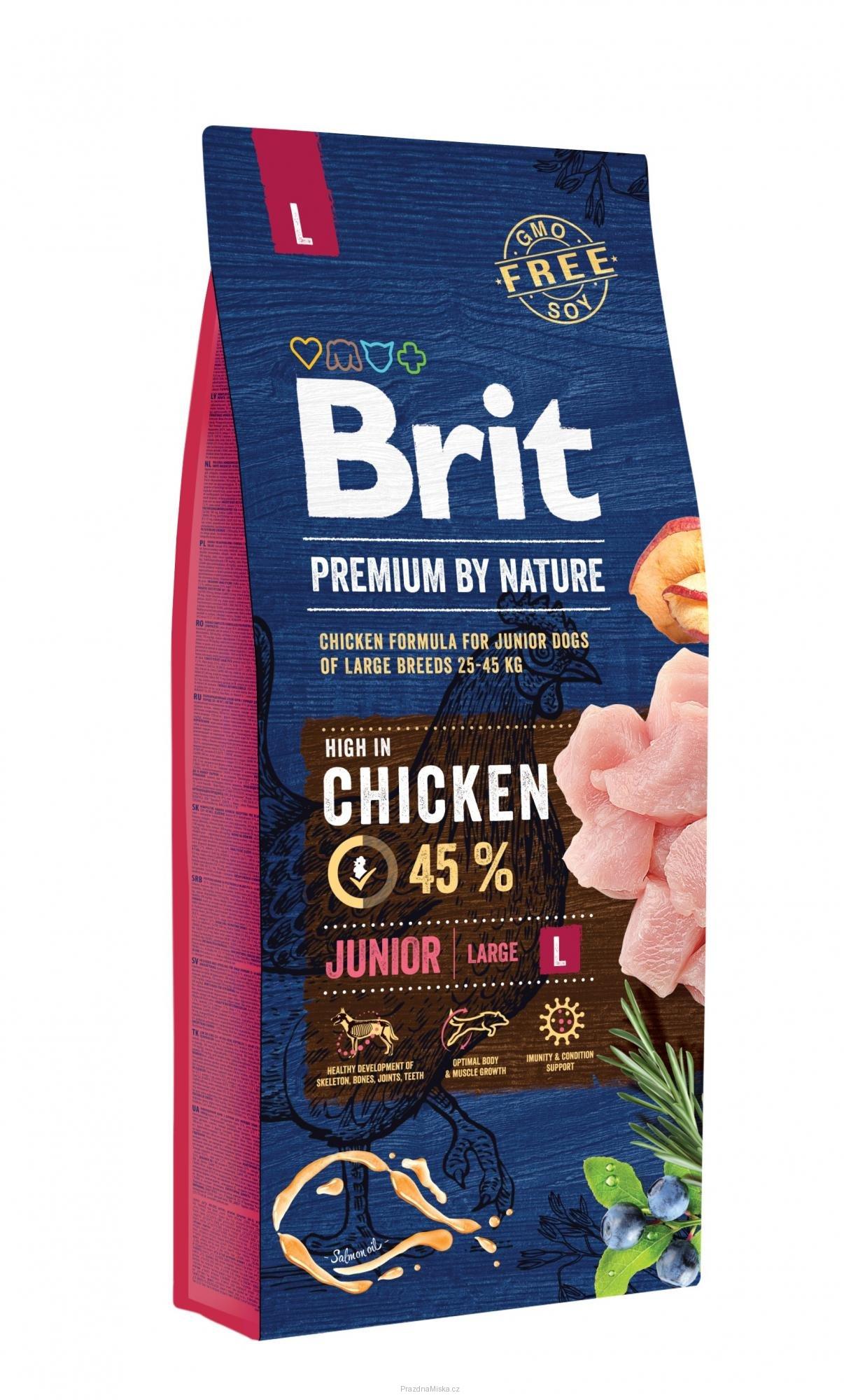 Brit Premium Dog by Nature Junior L 15kg