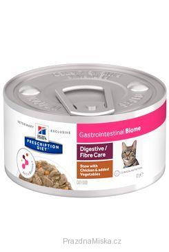 Hill's Feline GI Biome konz. Chicken&Vege. stew 82g