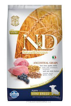 N&D LG DOG Puppy Mini Lamb & Blueberry 7kg