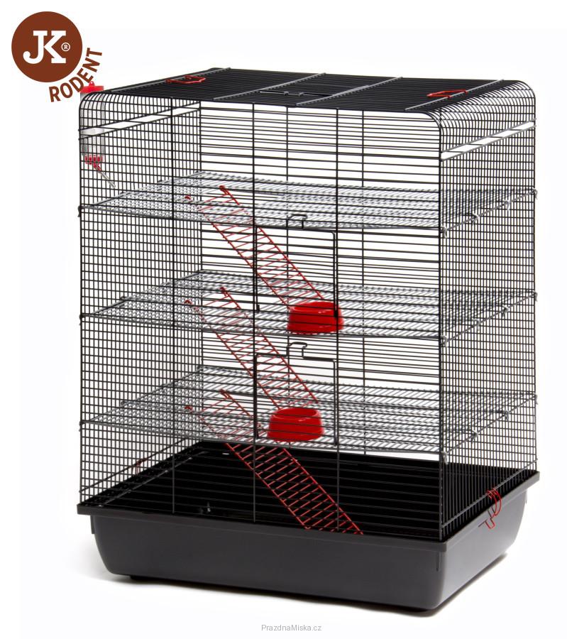 klec Remy pro potkany, černá