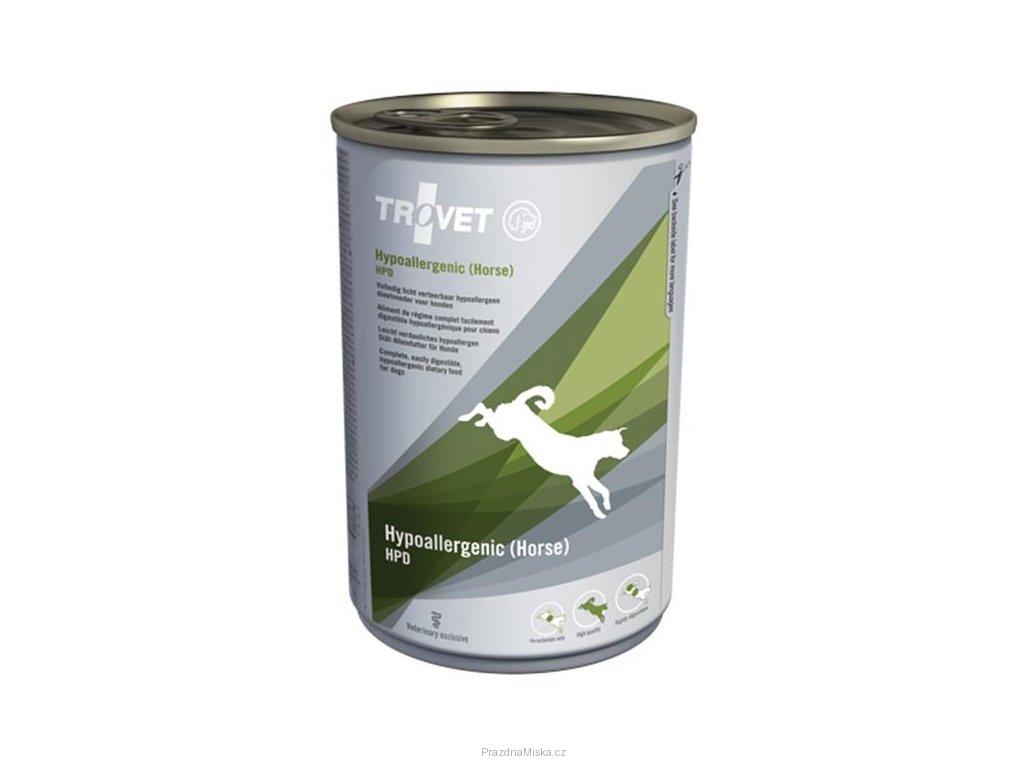 Trovet Canine HPD Hypoallergenic Horse konzerva 400 g