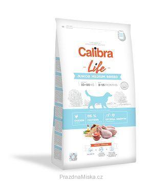 Calibra Dog Life Junior Medium Breed Chicken 12kg