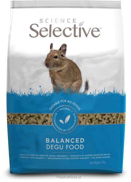 Supreme Science Selective Degu - osmák 1,5 kg