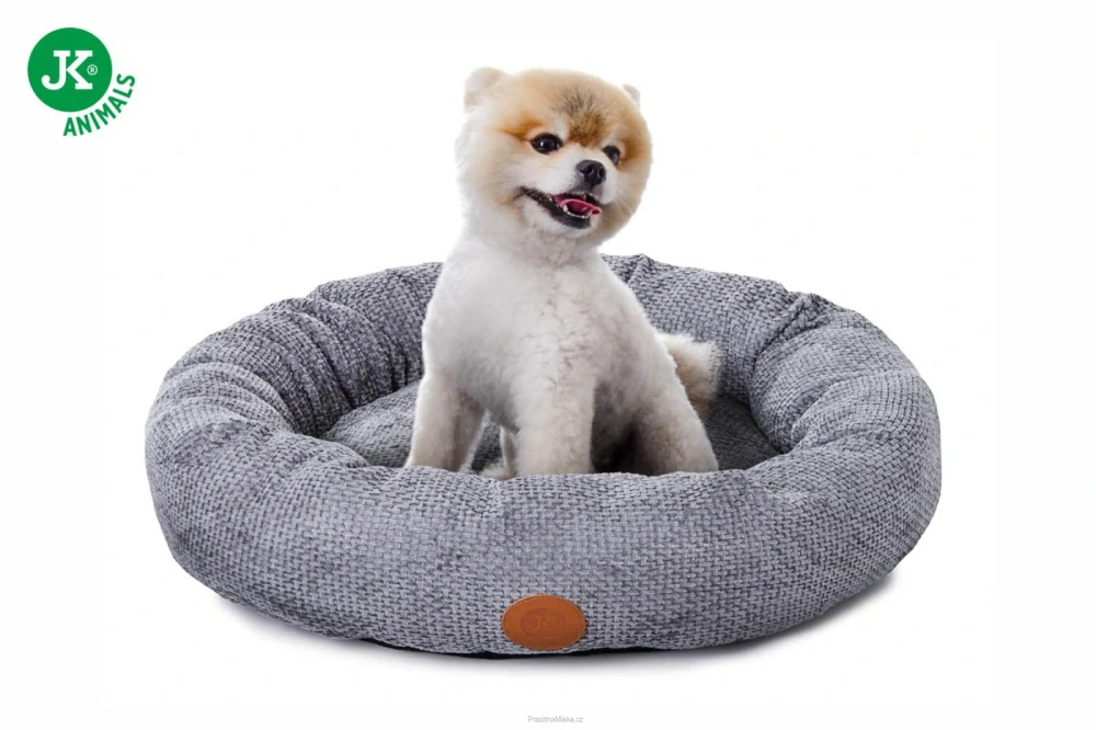 JK ANIMALS kulatý pelíšek Yuta šedý, 60 cm