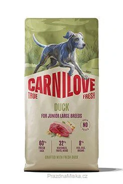 Carnilove Dog True Fresh Dry Duck Junior LB 12kg
