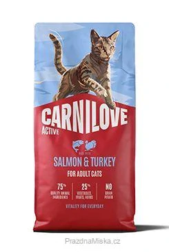Carnilove Cat Active Dry Salmon&Turkey Adult AB 6kg