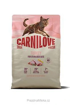 Carnilove Cat True Fresh Dry Turkey Steril.Ad.AB 2kg