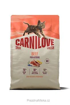Carnilove Cat True Fresh Dry Beef Kittens 2kg