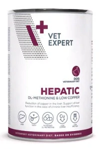 VetExpert VD 4T Hepatic Dog konzerva 400g