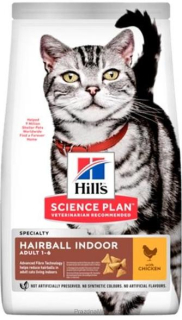 Hill's Science Plan Feline Adult Hairball "for Indoor cats" Chicken 3 kg