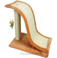 Škrábadlo ZAZA orange s motýlkem, rozměry: 35 x 25 x 36 cm