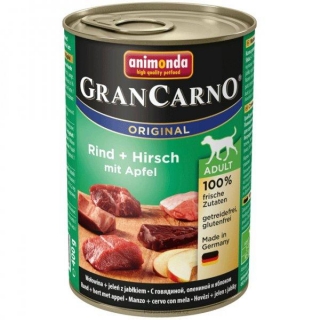 GRANCARNO Adult - jelení maso + jablka 400g