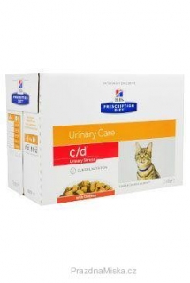 Hill's Fel. C/D kapsa Urinary Stress Chicken 12x85g