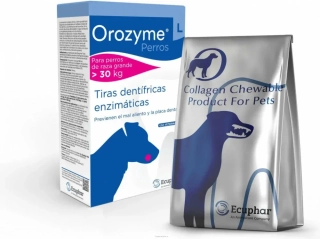 Orozyme plátky žvýkací pro psy L nad 30kg 141g