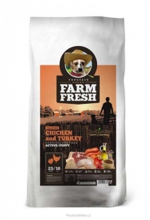 Farm Fresh Chicken & Turkey Active/Puppy Grain Free 15kg