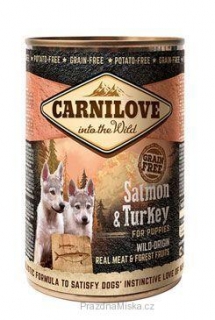 Carnilove Wild Meat Salmon & Turkey for Puppies 400g