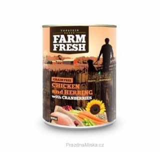 Farm Fresh Kuře a sleď s brusinkami 400g