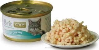 Brit Care Cat Kitten konz.kuřecí prsa 80g