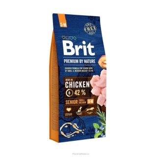Brit Premium Dog by Nature Senior S+M 15kg