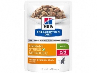 Hill's Prescription Diet Feline C/D kaps. Urinary Stress + Metabolic 12 x 85 g