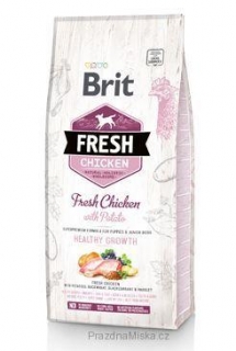 Brit Fresh Chicken & Potato Puppy Healthy Growth 12 kg