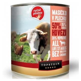 TopStein masíčko v plechu hovězí 850 g