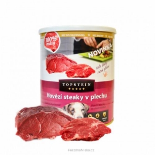 Topstein Hovězí steaky v plechu 800 g