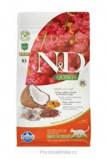 N&D Quinoa CAT Skin & Coat Herring & Coconut 5kg