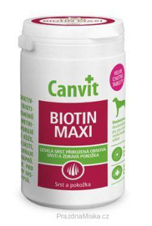 Canvit Biotin Maxi pro psy ochucený 500g