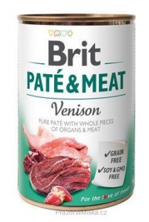 Brit Dog konz Paté & Meat Venison 800g