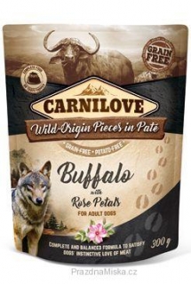 Carnilove Dog Pouch Paté Buffalo & Rose Petals 300g