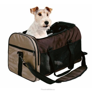 Taška DeLuxe SAMIRA 52x32x31cm max. do 12kg - hnědo/béžová
