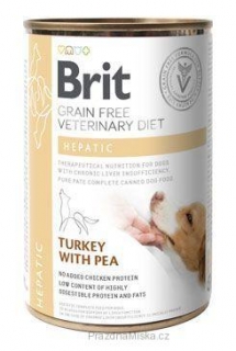 Brit VD Dog GF konz. Hepatic 400g