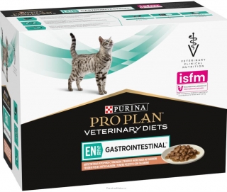 Purina PPVD Feline - EN Gastroint.Salmon kapsička 10x85 g