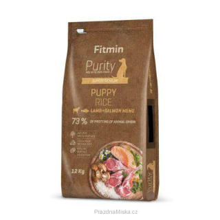 Fitmin Purity Rice Puppy Lamb&Salmon 12kg