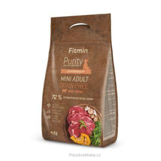 Fitmin Purity Grain Free Adult Mini Beef 4kg