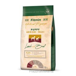 Fitmin dog medium maxi puppy lamb beef 12 kg