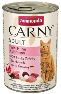 ANIMONDA konzerva CARNY Adult - krůta, kuře+ráčci 400g