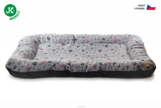 Poduška Grey Lux M, 70 cm, pohodlná poduška pro malé a střední psy