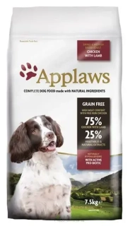 Applaws Dog Dry Adult S&M Breed Chicken & Lamb 7,5 kg