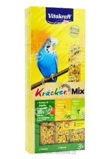 Vitakraft Bird Kräcker Andulka fig/sesam/kiwi tyč 3ks