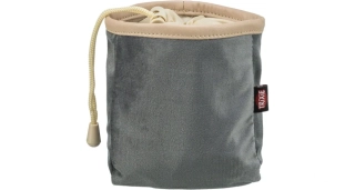 Snack bag, semišový sáček na pamlsky, ø 9 × 14 cm