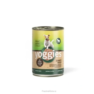 400 g Yoggies jehněčí konzerva s bramborem a karotkou